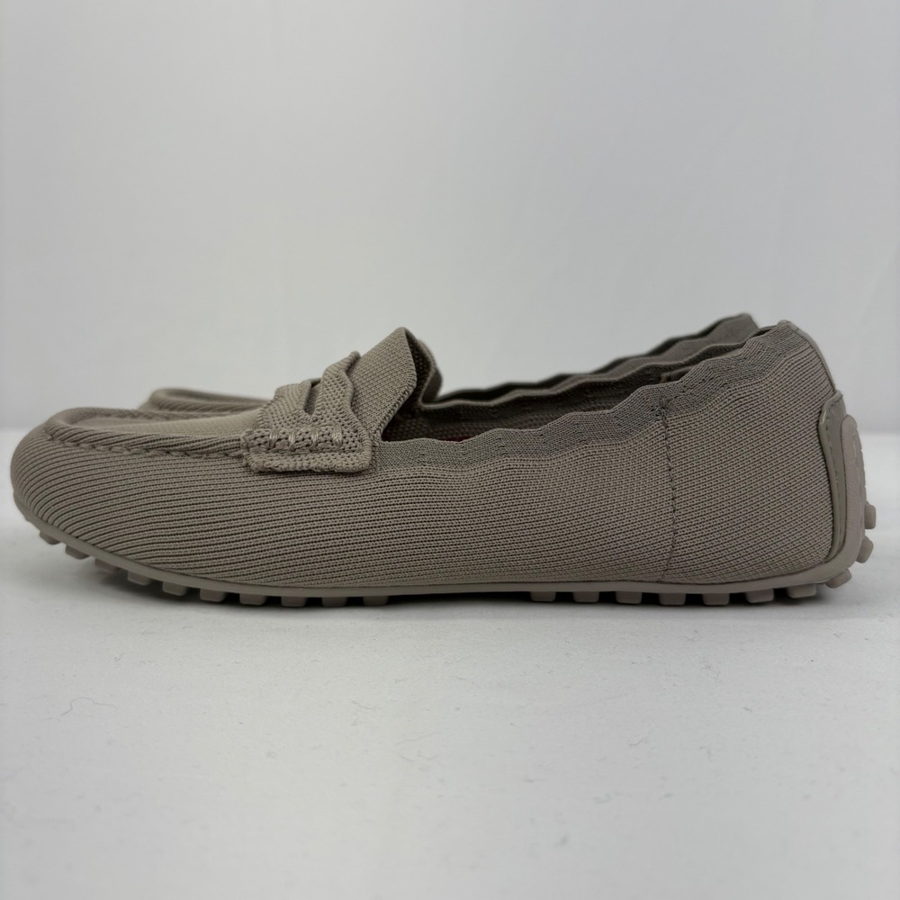 Skechers Women's Cleo Driver Power Couples Taupe Knit Penny Loafer Size 7.5 New